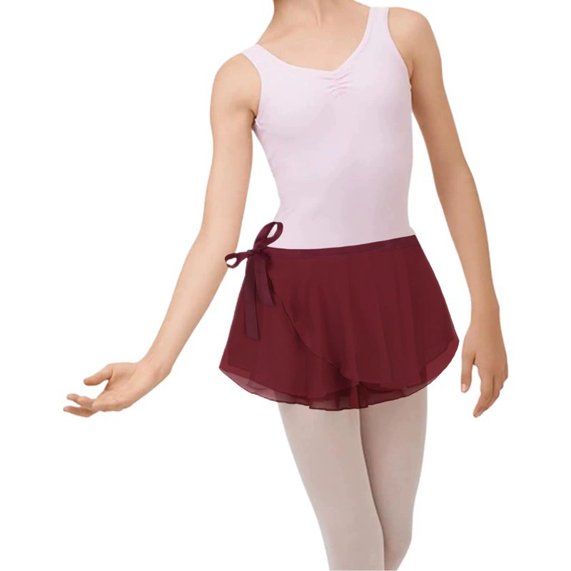 Взрослые Дети Танцевальная Юбка Полуюбка Шнуровка Шифоновая Марлевая Юбка Девочки Маленький Фартук Заводская Распродажа