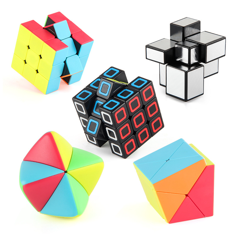 Panxin Cubo de Rubik de forma especial Serie de regla mágica caja de regalo traje espejo de segundo y tercer orden Variedad del cubo de Rubik regla mágica serpiente mágica pequeño cubo de Rubik