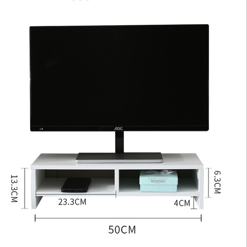 Desk computer monitor stand, heightening shelf, desktop organization storage rack, simple small bookshelf, item rack, wholesale