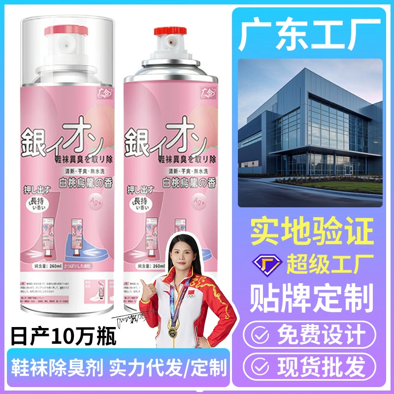 OEM OEM индивидуальный спрей-дезодорант для обуви для удаления запаха и дезодорации обуви и носков, спрей-дезодорант для стерилизации, спрей-дезодорант