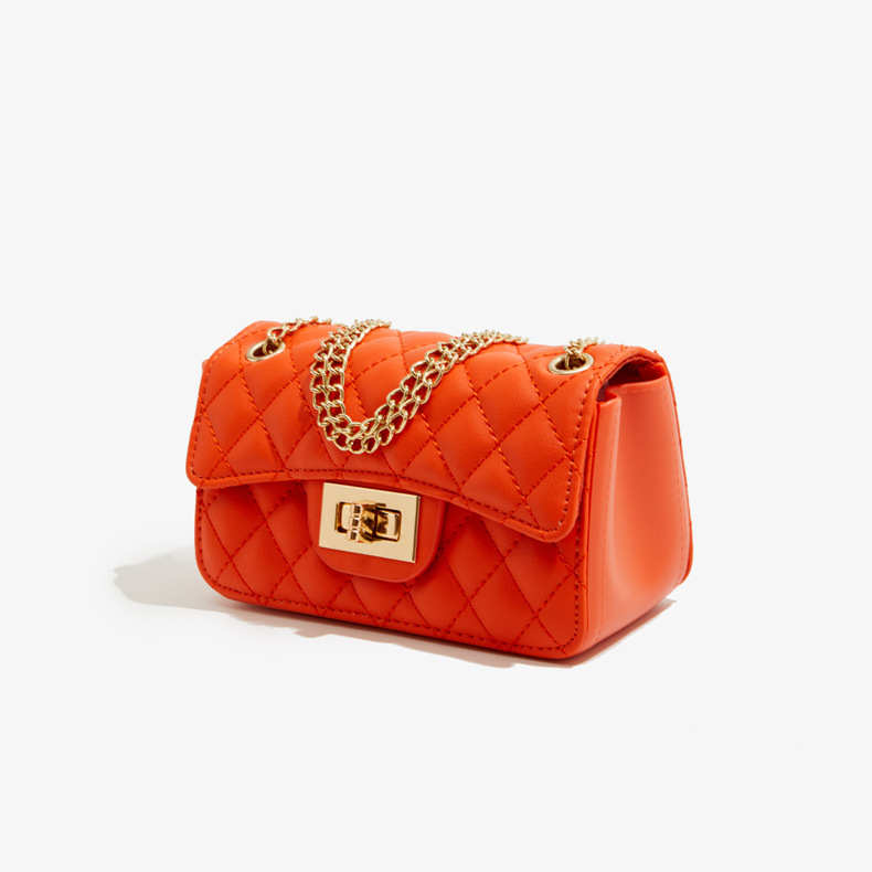Women's Crossbody Small Square Bag In Pu Leather Fashion Handbag_voghion.com
