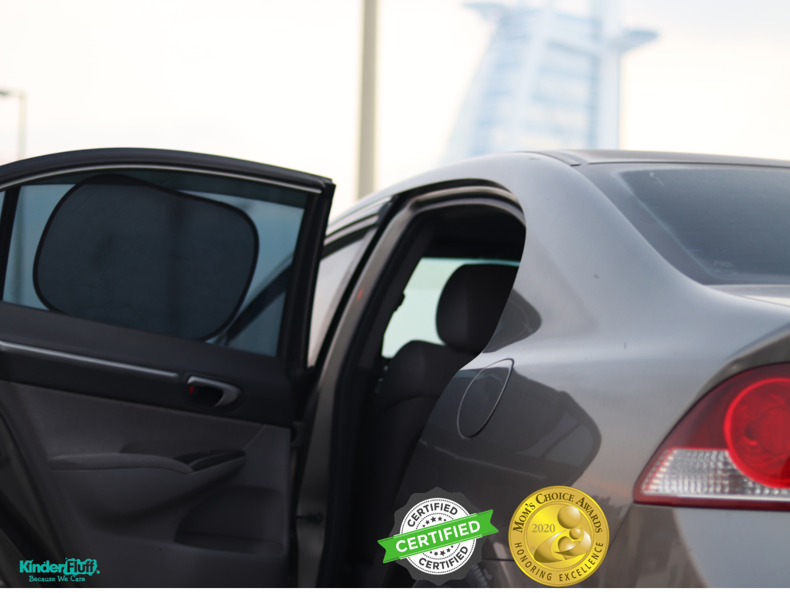 Cross-Border Car Sun Visor Universal Super Sticky Adsorption Car Window Sunshade Baby Curtain Side Shield Car Sunshade