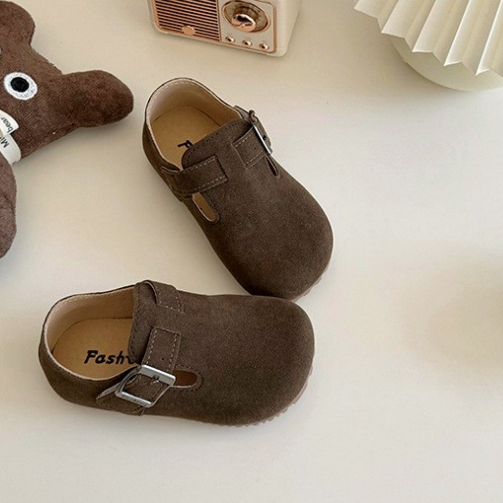 Zapatos de verano para niños Boeken nuevos zapatos de estilo coreano para niñas zapatos de cuero para niñas zapatos de soja retrógrados zapatos individuales