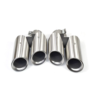 Exhaust pipe three-layer four-out tail throat Maca - 14-17-years-gts-brushed-mouth