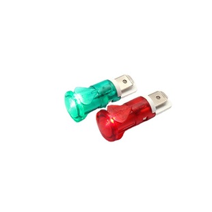12mm butterfly buckle plastic indicator light red green 12V power signal light led lamp beads
