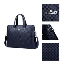 跨境热销公文包厂家直供压花十字纹男士包手提商务包单肩包斜挎包