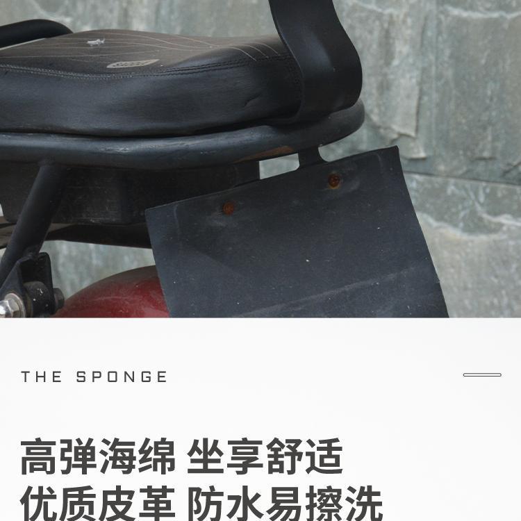 National Standard Electric Vehicle Rear Backrest, Taolin Aima Yadi Electric Scooter Modified Seat Cushion Bracket, Motorcycle Seat Pad Accessories