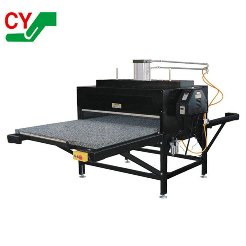 Máquina automática de transferencia por sublimación de doble estación Máquina de impresión de gran formato Máquina de transferencia térmica de doble estación neumática grande