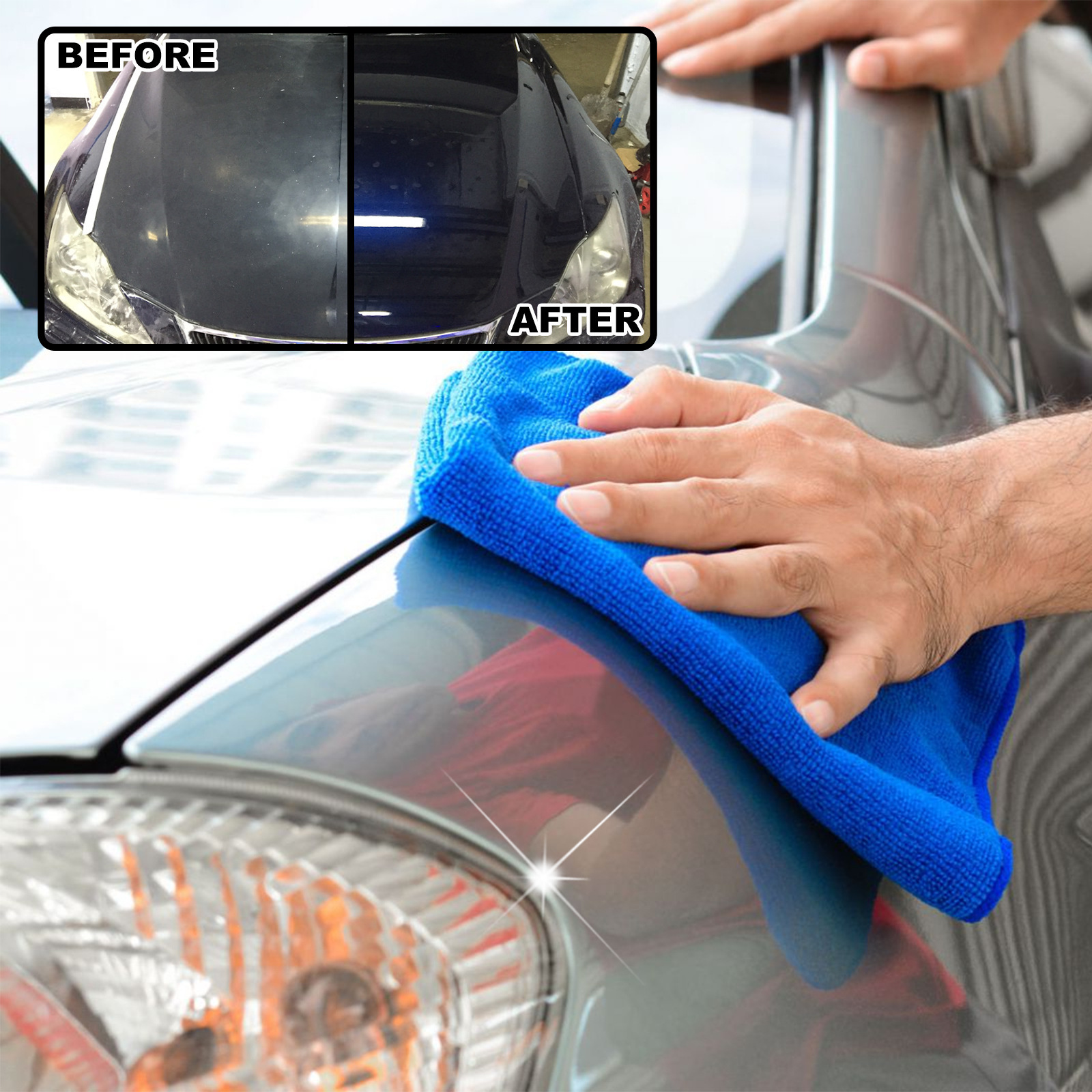 Rayhong Car Crystal Wax Coating Wax Scratch Care Decontamination Polishing Maintenance Waxing Car Solid Car Wax