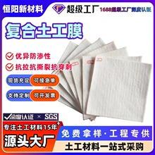 厂家定制防渗土工布鱼塘防雨池塘防水膜布复合土工膜一布两布防漏