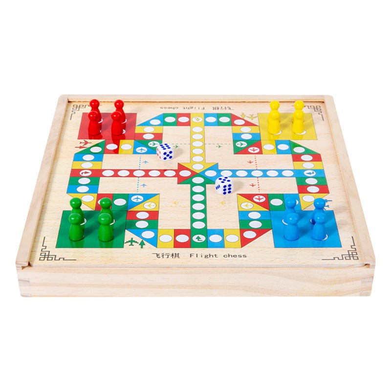 Juego de escritorio educativo ajedrez volador damas ajedrez al por mayor tablero de juego multifuncional ajedrez magnético niños