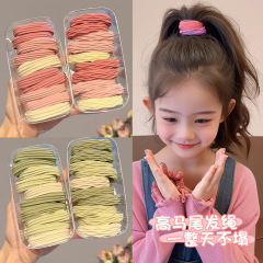 儿童可爱头绳女童高马尾发绳高弹力皮筋头饰小女孩扎头发发圈皮套