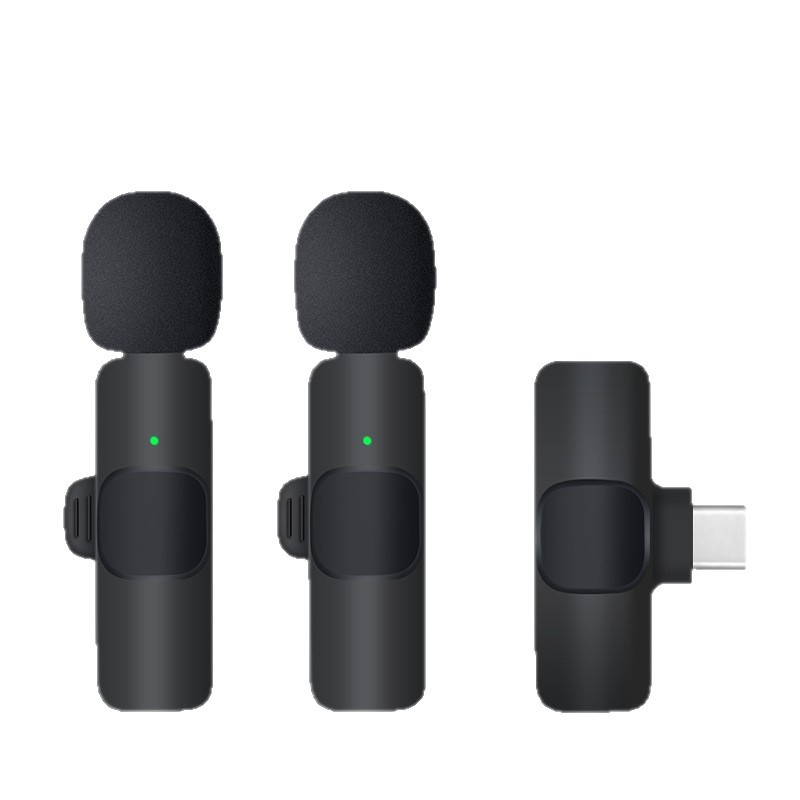 K9 micrófono inalámbrico de collar tipo clipe venta transfronteriza caliente conjunto completo de radio de teléfono móvil reducción de ruido ancla auriculares de transmisión en vivo