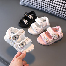 2022新款夏季凉鞋男女童透气运动沙滩凉鞋中小童软底防滑儿童鞋子