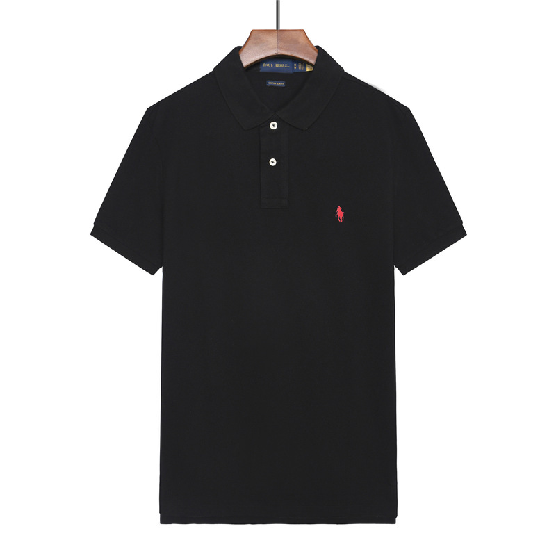 Original Single Quality Paul Pony Mark Men's Short-sleeved Polo Shirt Pure Cotton Summer Lapel T-shirt Short-sleeved Men's Polo Shirt Original Single Quality Paul Pony Mark Men's Short-sleeved Polo Shirt Pure Cotton Summer Lapel T-shirt Short-sleeved Men's Polo Shirt