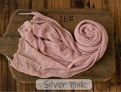 Toalla de gasa recién nacido niños fotografía elástico envoltura de tela bebé fotografía tela plisada seersucker envoltura de tela