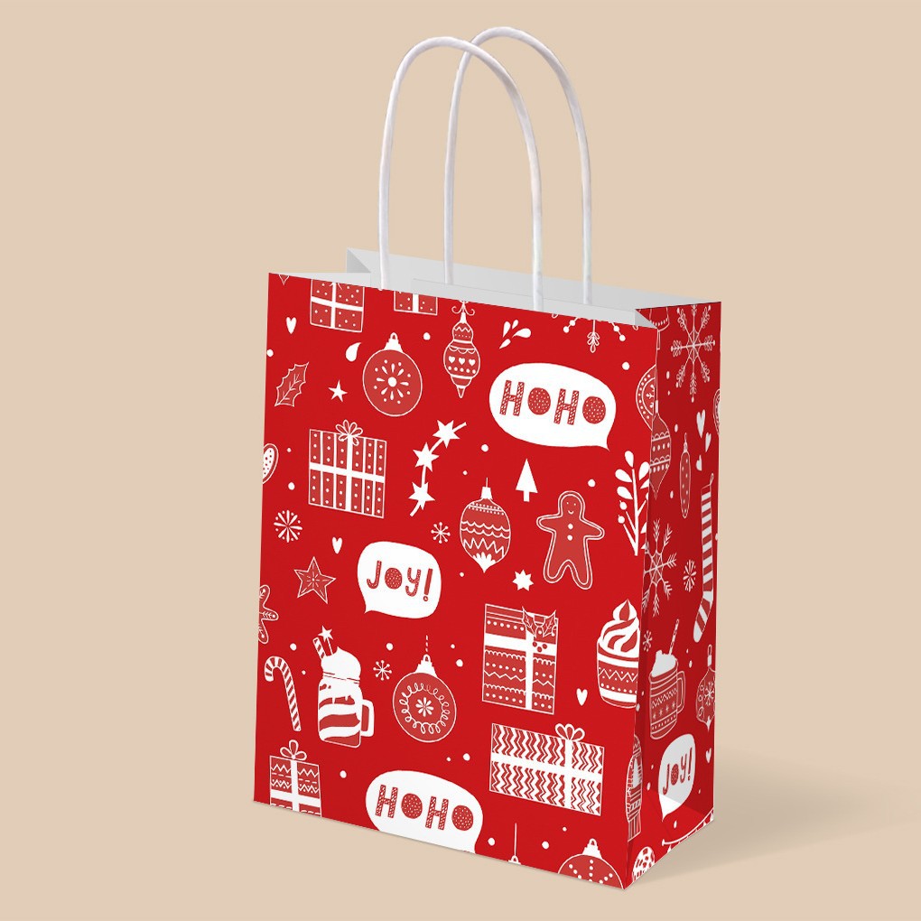 加厚手提纸袋小大号网红专用牛皮纸袋高级感伴手礼打包袋包装印刷