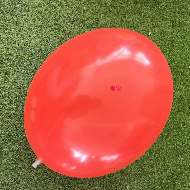 Производители изготавливают на заказ новые надувные пляжные мячи из ПВХ красного цвета, однотонные шары с подставкой, креативные рекламные шары.