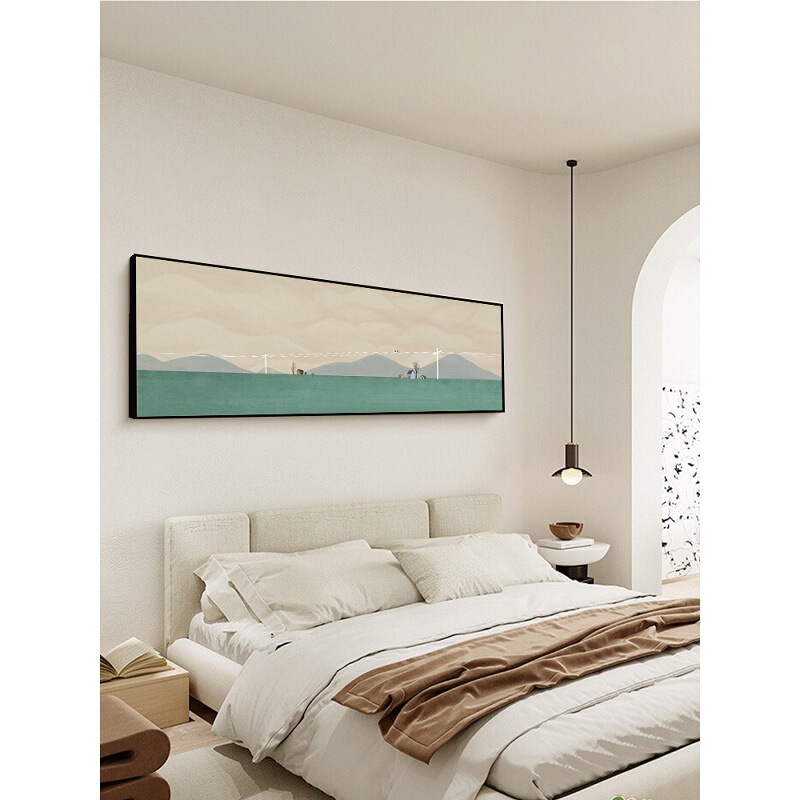 Niche art abstract decorative painting for master bedroom headboard background wall, bedroom, hotel guest room wall art with a high-end feel Niche art abstract decorative painting for master bedroom headboard background wall, bedroom, hotel guest room wall art with a high-end feel