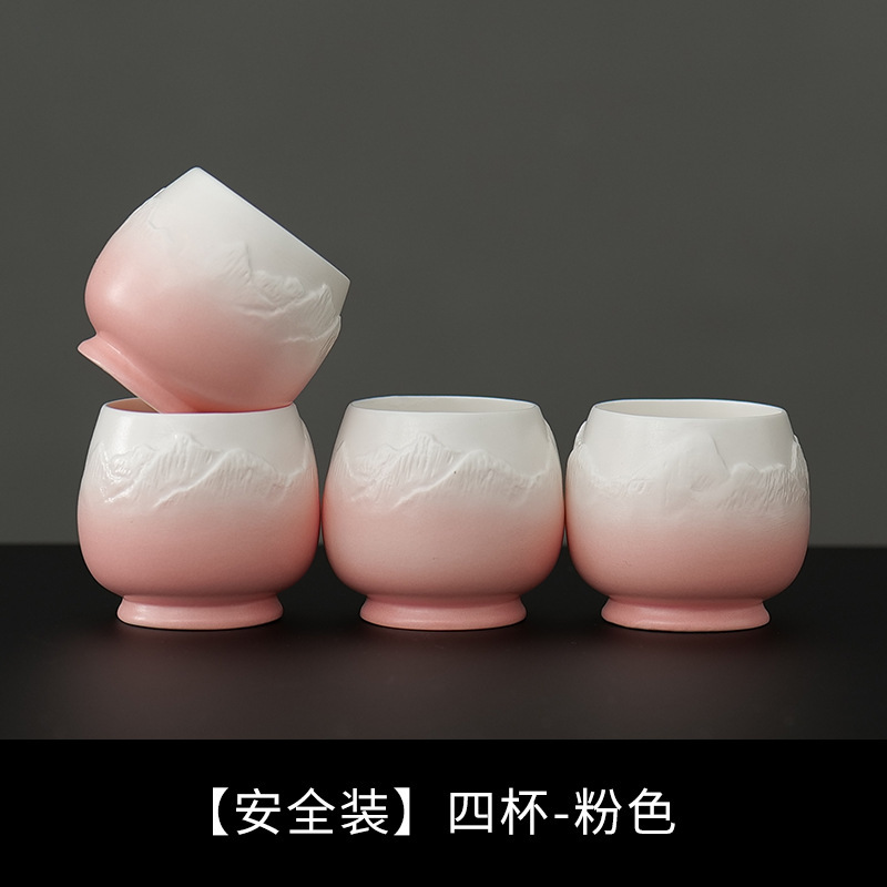 Guochao Qianli Jiangshan ティーカップとワイングラス ギフトボックス 父の日、端午節、長老、教師へのギフトギフトセット|undefined