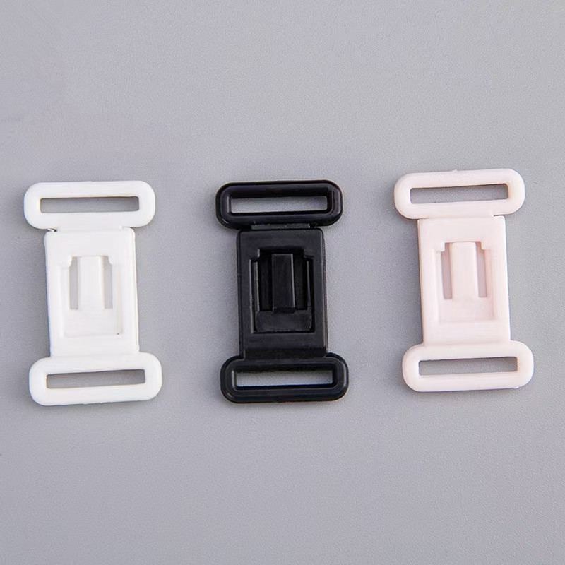in stock 1.2cm plastic buckle JK elastic bow tie buckle special bow buckle accessories tie adjustment buckle
