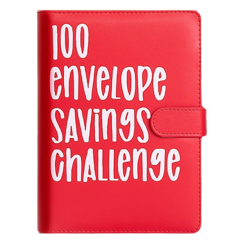 100 EnvelopeChallenge 100 días desafío de pareja para ahorrar dinero libro de ahorros