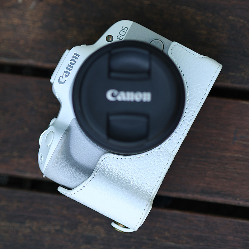 (2개) 캐논 CANONR50R100 베이스 카메라 케이스 보호 케이스 높은 컬러 가죽 간단하고 편리한 방수