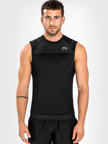 Men's Quick-Drying High-Elastic Compression Short-Sleeved Mma Muay Thai Jiu-Jitsu Anti-Wear Clothing for Fitness Training, Tight-Fitting, Breathable and Sweat-Wicking for Fighting