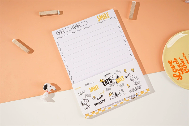Юему JT-101352 новая Snoopy линейка бумага A5 мультфильм ученик