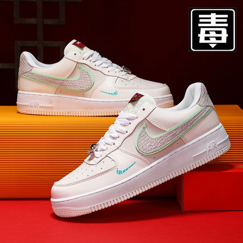 Официальная модель Nike 2024 года Air Force No. 1 для мужчин, модель Putian, оригинальные повседневные кроссовки для пары, низкие белые туфли