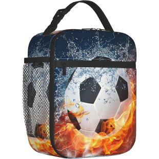 Cross-border Hot Basketball Cartoon Student Meal Bag Outdoor Camping Fresh-keeping Box Fruit Storage Bag Portable Meal Bag