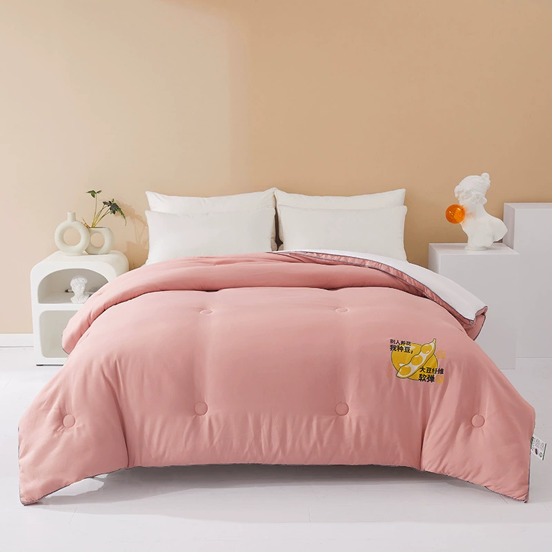 Новый прямой эфир with hot three-dimensional soybean fiber is thickened and warm with new styles. Spring and autumn quilts are quilts in student dormitory