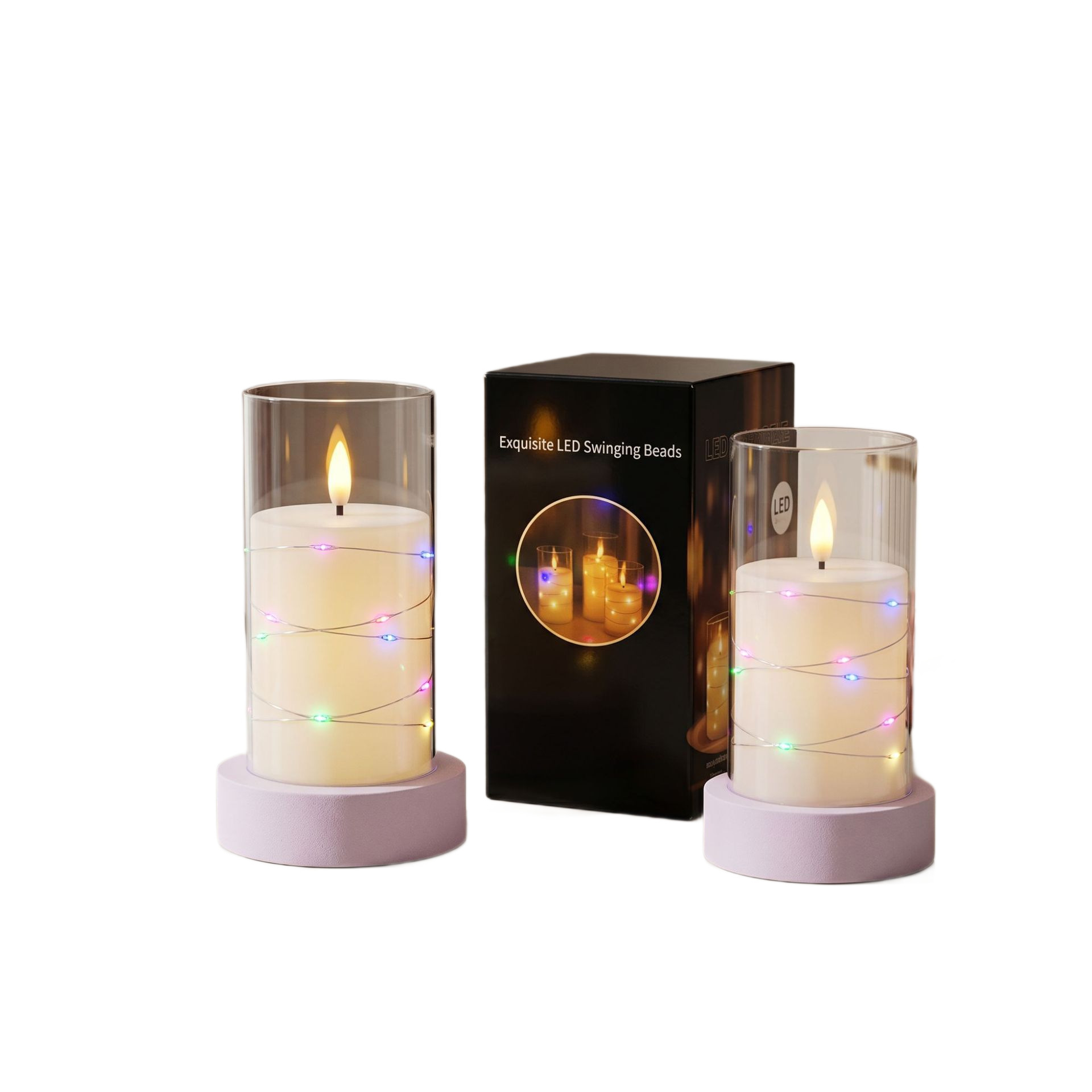 Fábrica directa LED simulación lámpara de vela electrónica diseño de fotografía de boda luz romántica atmósfera de vela de plástico de cumpleaños