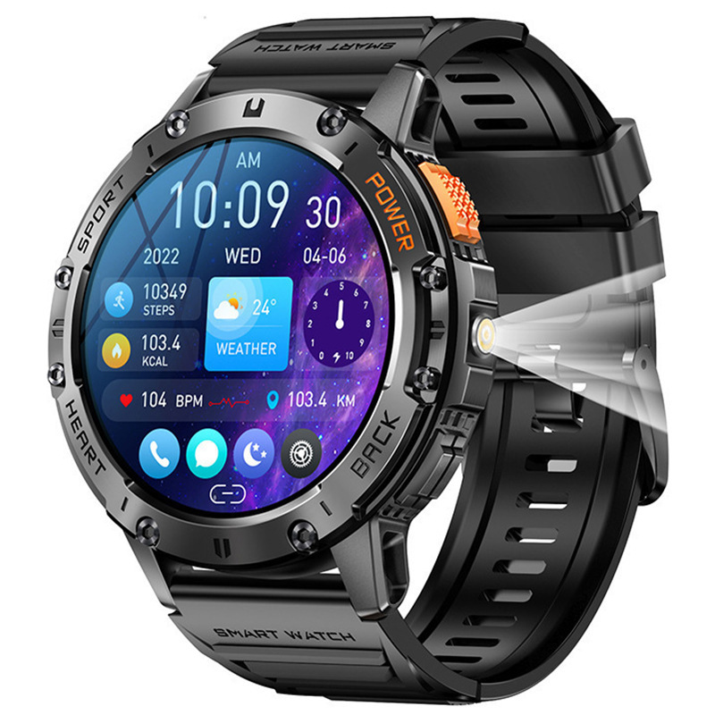 Cross-Border New K65 Smart Watch Bluetooth Call Heart Rate Blood Pressure Health Detection Pedometer Men's Bracelet