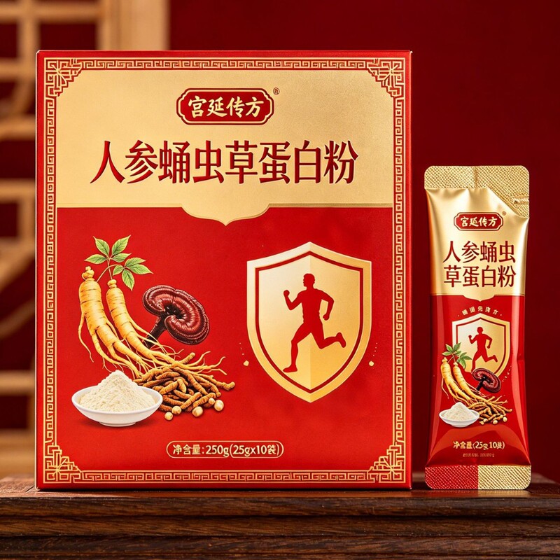 Ginseng Cordyceps Protein Powder Special Dietary Supplement Energy Supplement Ginseng Cordyceps Whey Protein Powder Energy Powder Ginseng Cordyceps Protein Powder Special Dietary Supplement Energy Supplement Ginseng Cordyceps Whey Protein Powder Energy Powder