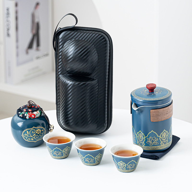 旅行茶器携帯用工夫茶器セット屋外ティーポット|undefined