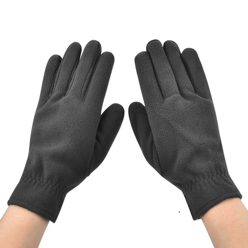 Hombres y mujeres clásicos ciclismo al aire libre montañismo vellón polar de alta calidad a prueba de frío productos calientes transfronterizos guantes cálidos y resistentes al desgaste