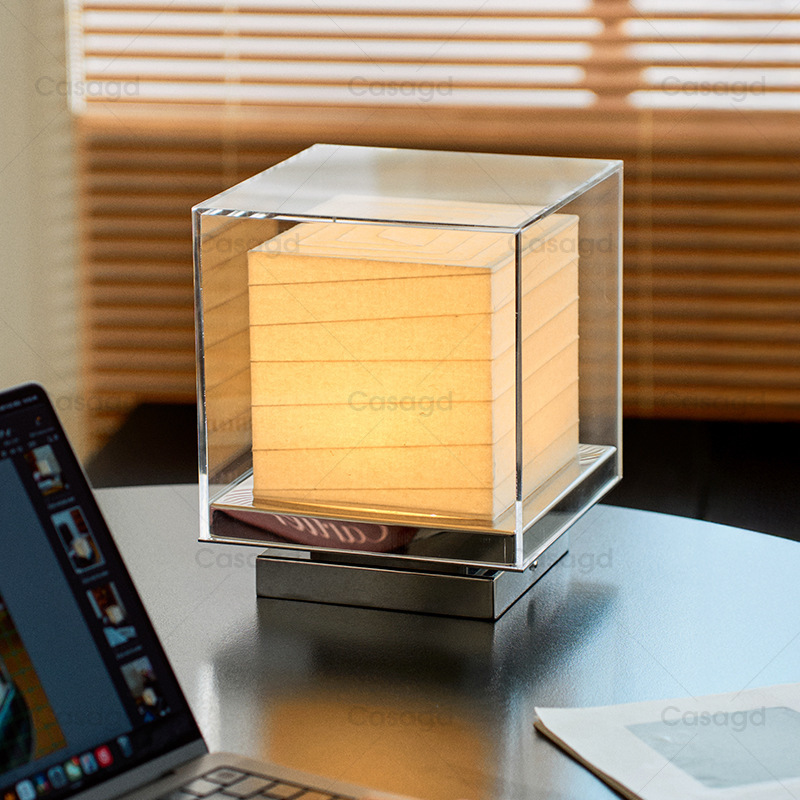 ANDAZ ホテル Ji Yutang デザイナー リビング ルーム スタディ カフェ 和風ティーテーブル ベッドルーム ベッドサイド 充電式テーブルランプ|undefined