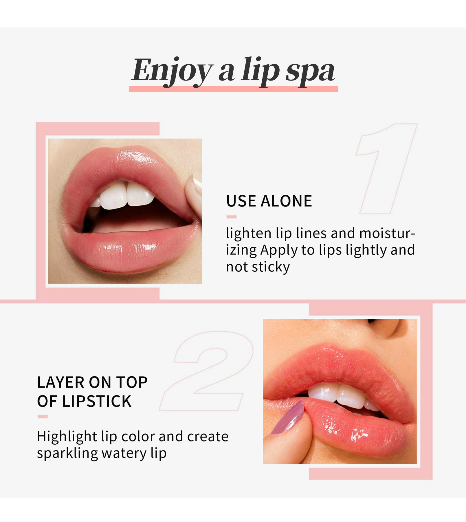 QIC Qini Lip Moisturizing Oil Moisturizing Lip Balm Transparent Dudu Lip Gloss Glass Lip Moisturizing Oil Cross-border bestsellers undefined