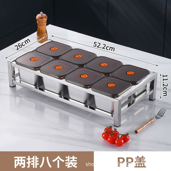 Two rows of 8 pieces [PP sealing cap]