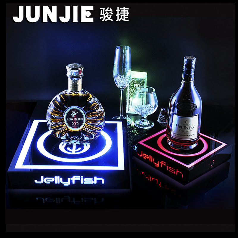 Junchao Nightclub Bar KTV Lighting Bar Decorative Supplies Red Wine Champagne XO Liquor Base Stand Display Rack