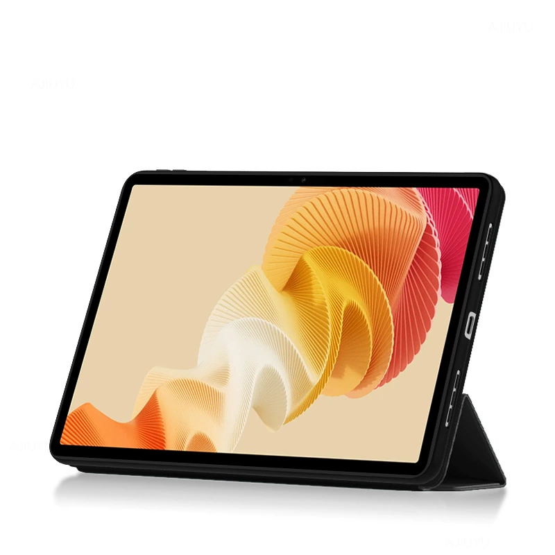 Подходящий защитный чехол Realme Pad 2 11,5 дюймов, мягкая крышка тройного складывания, противоугонный кожаный чехол