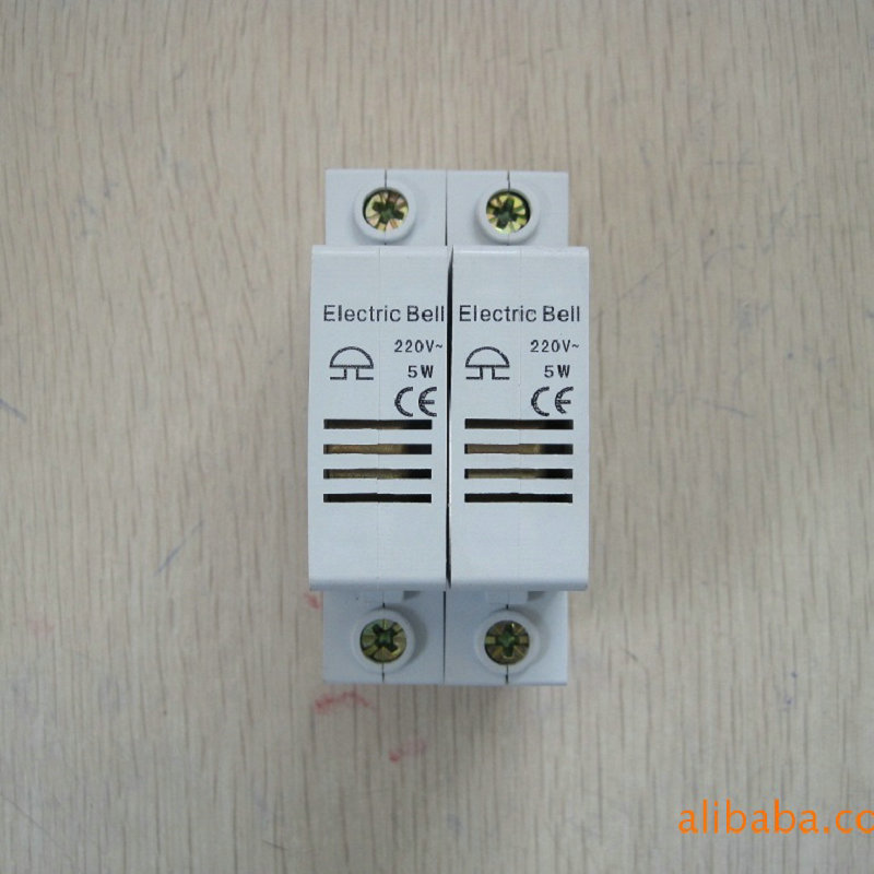 厂家批发C45型导轨式电铃助燃材质导轨式门铃酒店宾馆导轨式门铃