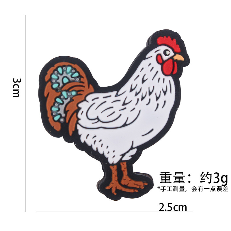 Productos para bebés caricatura silicona perlas de gallo DIY bebé molar tetina cadena de pulsera de goma juguetes accesorios