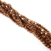 Crystal, glossy beads handmade, hair accessory, 4mm
