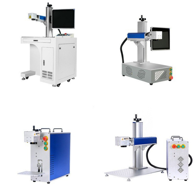 全自动30w激光打标机芯片ic光纤激光机铅笔手机壳20w激光刻字机器