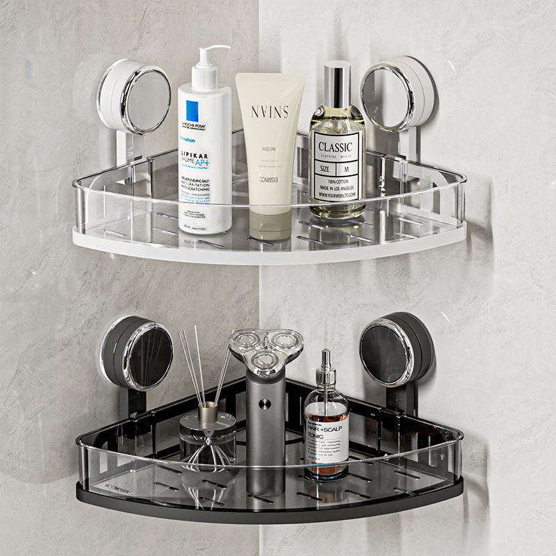 Suction Cup Storage Rack Tripod Toilet Bathroom Washstand Supplies Wall-mounted Toilet Toilet Storage Shelf