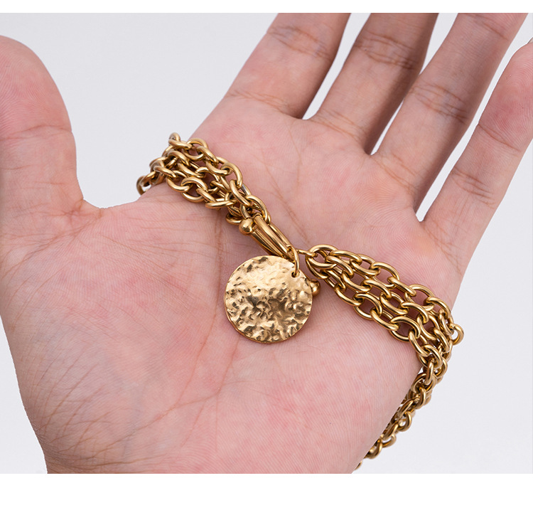 Cuban Chain Necklace For Men Multi-coloured Hip Hop Style_voghion.com