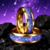 Golden ring stainless steel