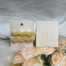 厂家直销现货草香纸材质韩版发夹卡纸流行饰品包装卡片  质感十足